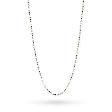Cadena fina plata diamantes 100cm