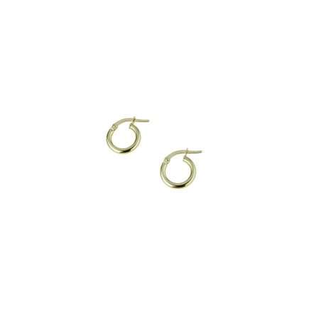 Pendientes aros lisos varilla redonda 2mm gancho bayoneta 8mm
