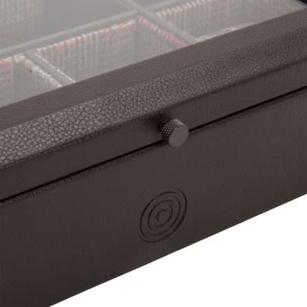 Wolf Caja de almacenamiento para relojes de 4 piezas - Marrón