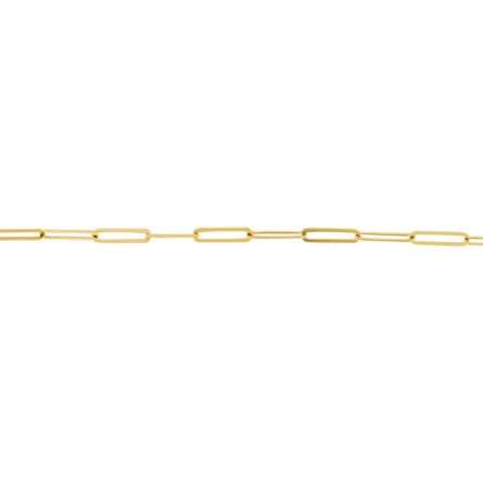 18kt yellow gold Italy chain bracelet