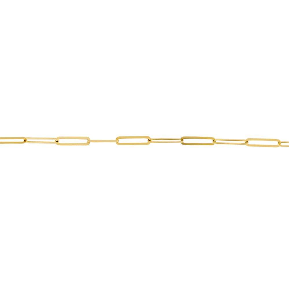 18kt yellow gold Italy chain bracelet