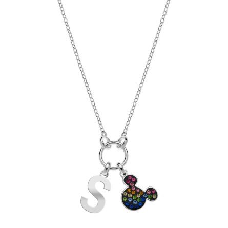 Children's Necklace Letter S Disney Mickey Mouse