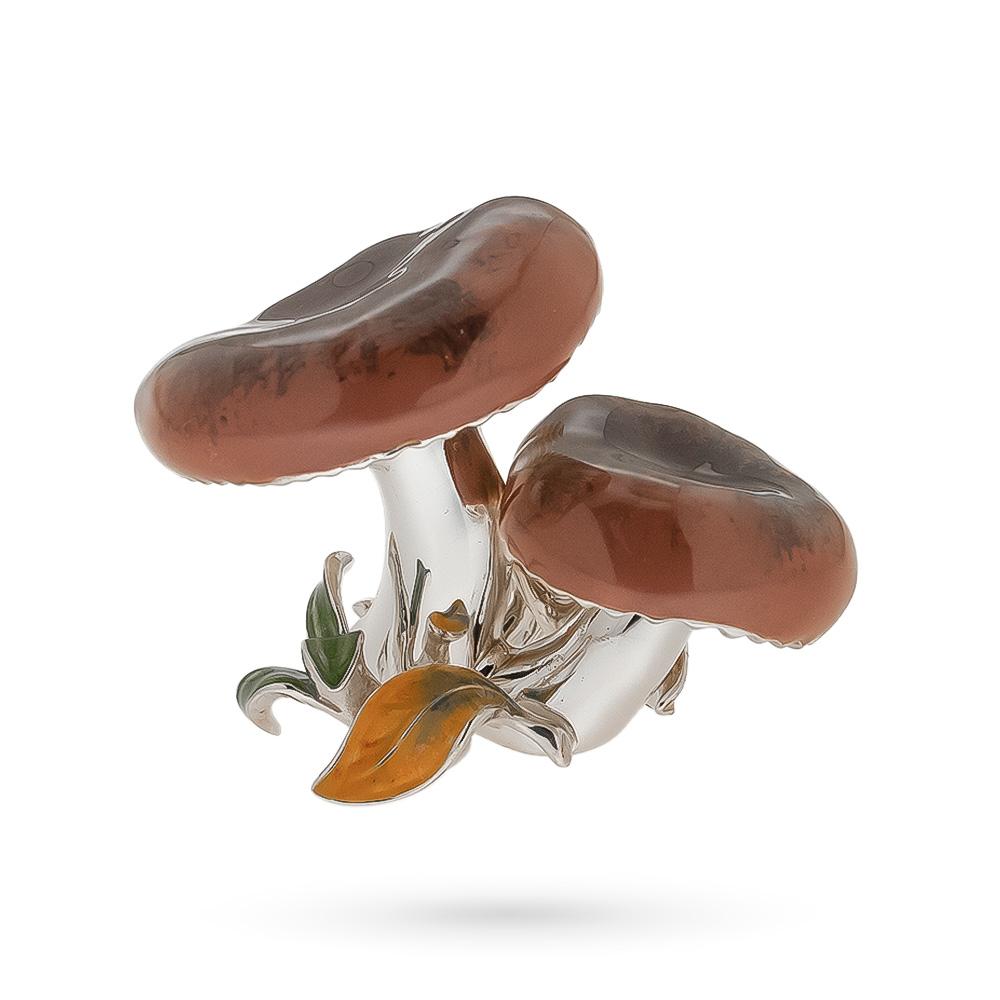 Glazed Russel Mushrooms ornament Saturnoo ST223