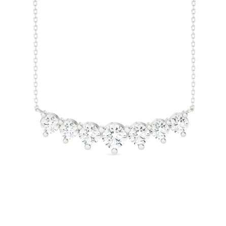 White gold choker with 1.7 carats of Lab-Grown diamonds