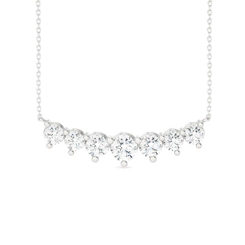 White gold choker with 1.7 carats of Lab-Grown diamonds