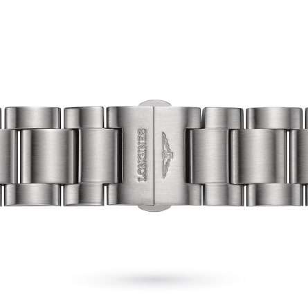 Bracciale originale Longines Conquest V.H.P. acciaio 21-19mm