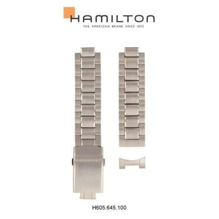 Bracciale originale Hamilton Khaki Scuba H695.645.100 20 mm