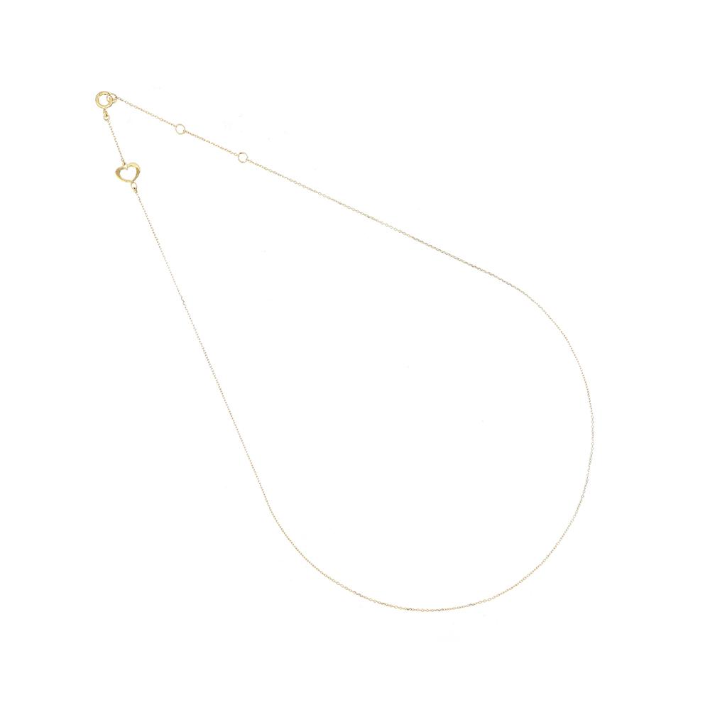 Gargantilla en oro de 18kt Cadena Fina 36,5, 38 y 40 cm