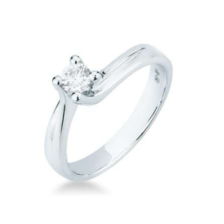 Valentino solitaire white gold diamond Mirco Visconti