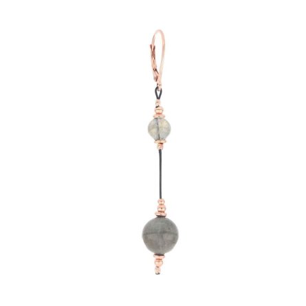 Orecchino 2 sfere labradorite Maman et Sophie ORCSD1F2LB