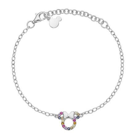 Bracciale bambini Disney Minnie cristalli colorati