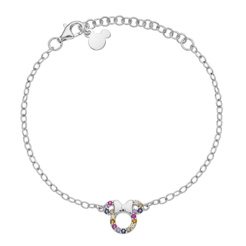 Bracciale bambini Disney Minnie cristalli colorati