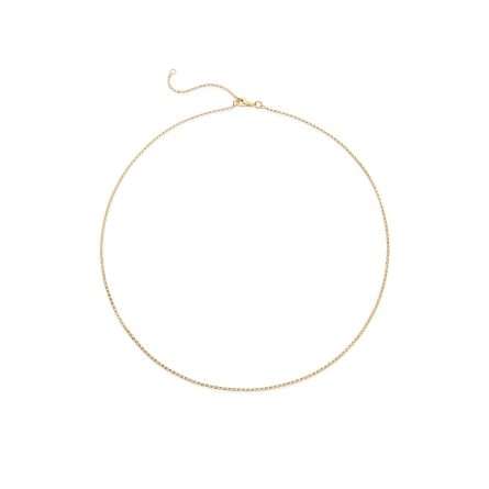 leBebé LBBA001G 18kt yellow gold rolo necklace 40-45cm