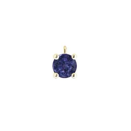 18kt yellow gold Blue Sapphire pendant Dedie