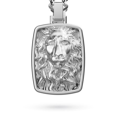 Collana argento 925 Leone Cattedrale San Lorenzo Genova