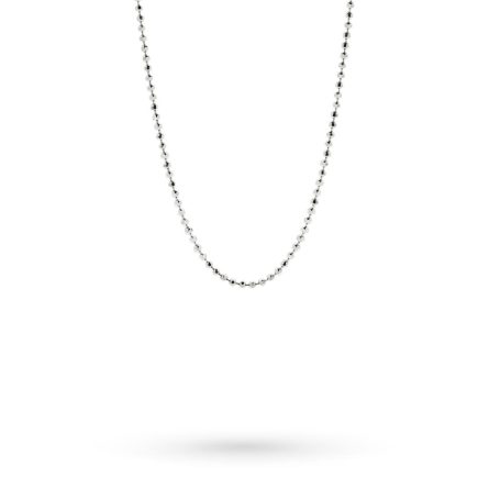 Cadena diamantada fina plata 50cm