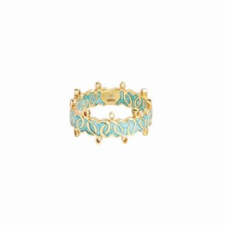 Maman et Sophie ANMES13GI4 Maman Ring 925 Silver Gold Plated