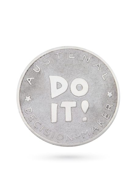 925 silver decision coin DoIt FuckIt