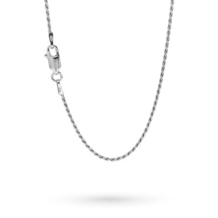 Cadena torcida plata 49cm