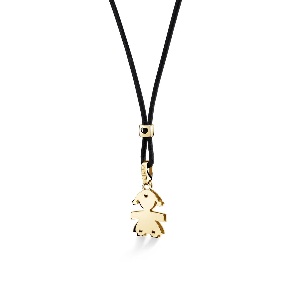 leBebé pendant LBB007 Classic yellow gold girl h1,40 cm