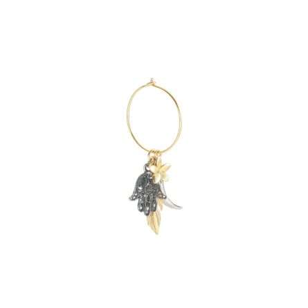 Pendientes Maman et Sophie ORTAL2FOR4 Talismanes Plata 925
