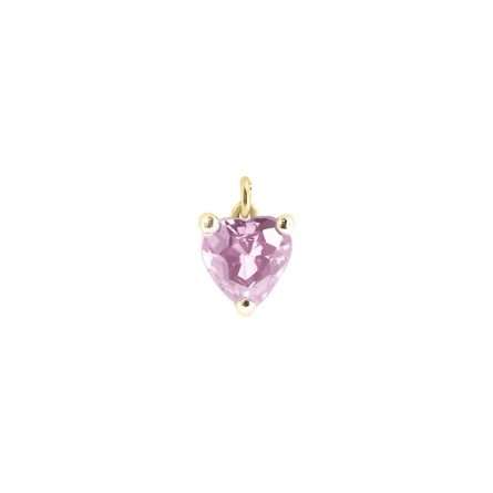 18kt yellow gold Pink Sapphire pendant Dedie — CID0180-ZP-GI
