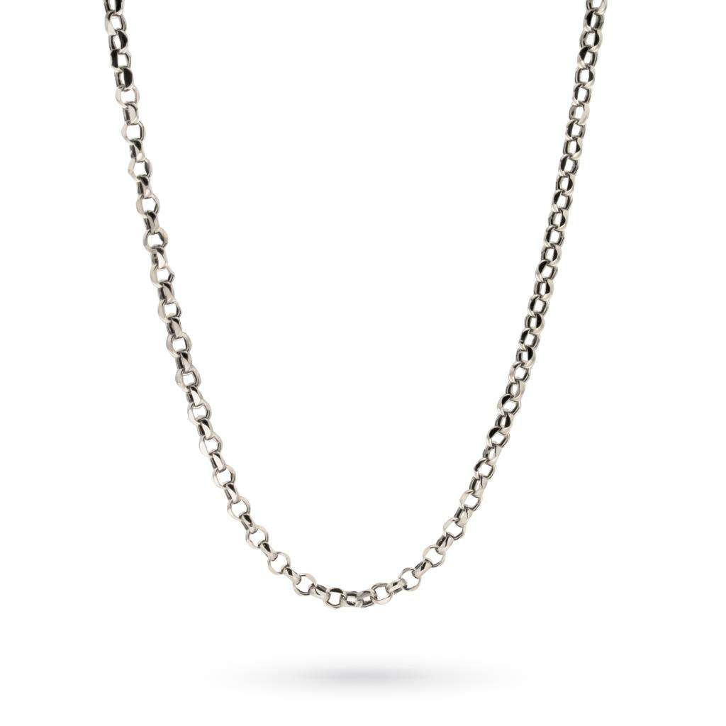 Catenina rolò argento 50cm