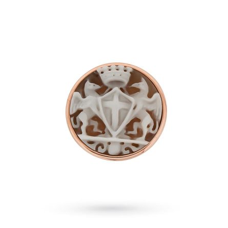 Brooch rever Genoa cameo Coat of arms of the city