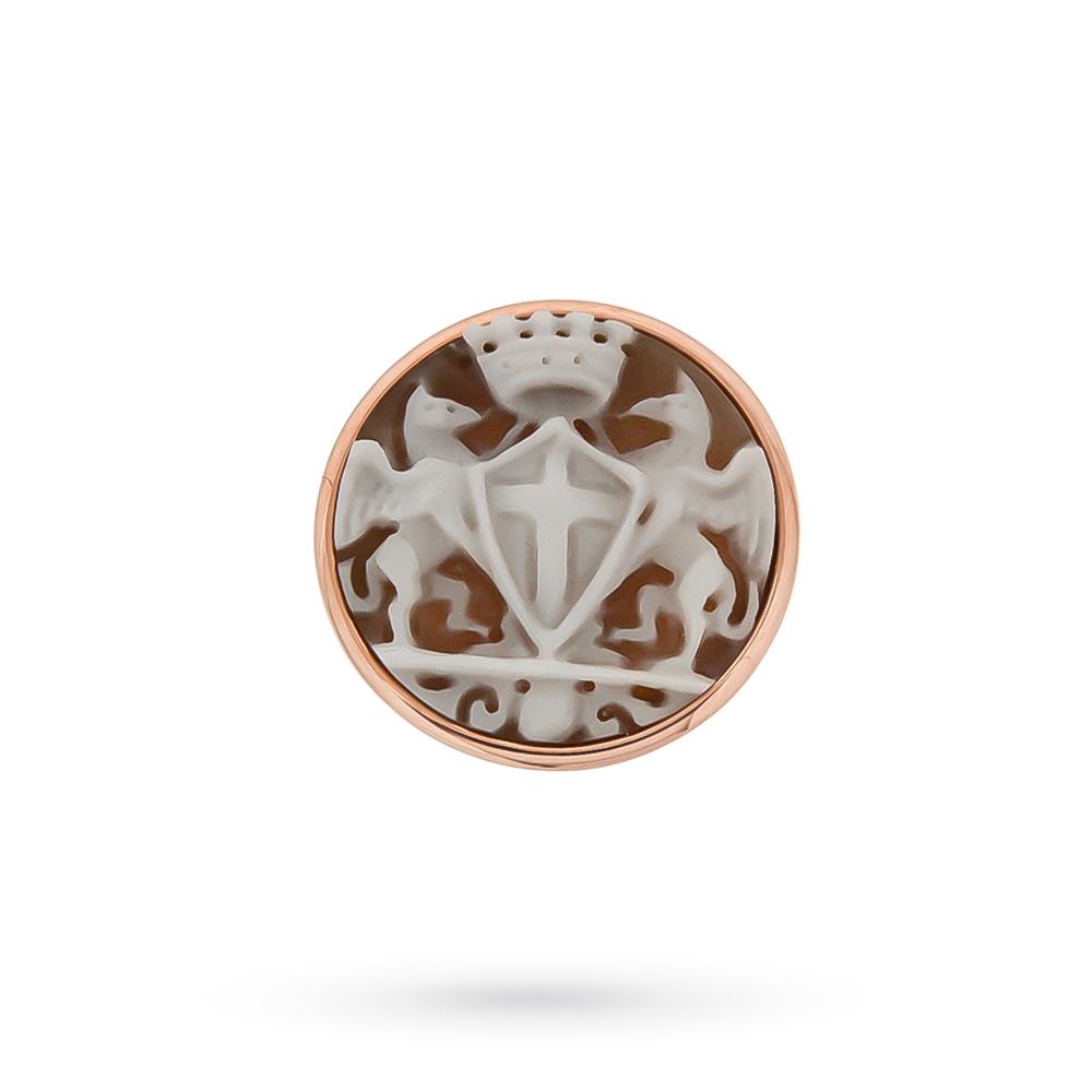 Pin de solapa Genova camafeo Escudo heráldico de la ciudad