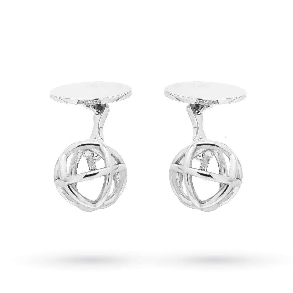 Gemelos para camisa con Cristal Genesa en plata 925