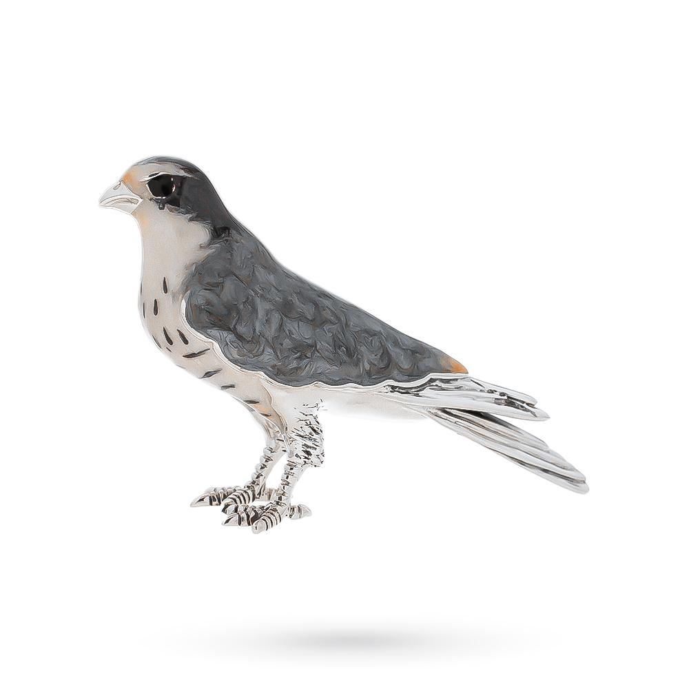 Falco medium ornament 925 silver enamel