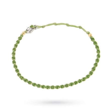 Gabriella Rivalta cordón macramé verde 20.00cm