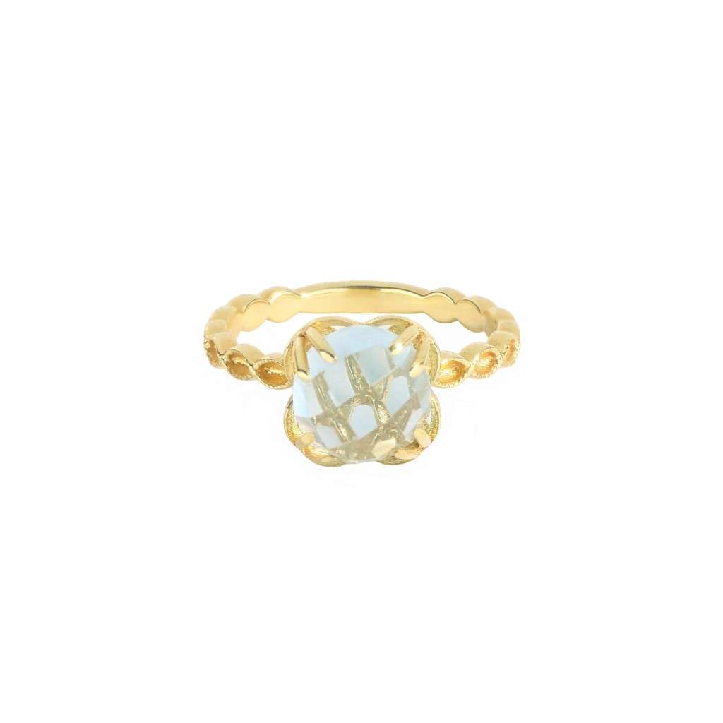 Maman et Sophie ANBETTA13GI Elizabeth Ring in Gold-Plated 925 Silver