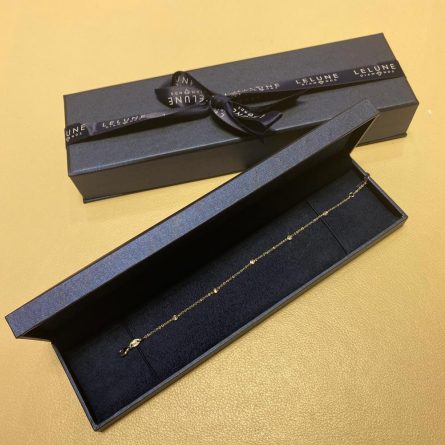 Bracciale a 5 elementi in oro 18kt con diamanti da 0,05 a 0,15ct