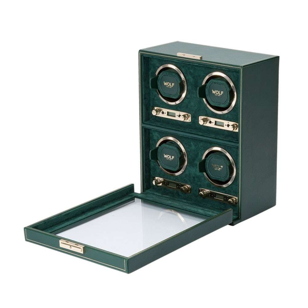 Wolf Rotor de reloj de 4 piezas - Verde
