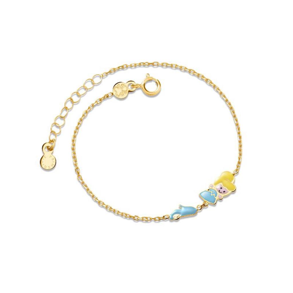 Bracciale leBebe PMG090 Primegioie Fiabe Cenerentola oro giallo