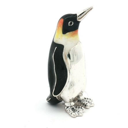 Pinguino piccolo smaltato soprammobile ST154-4