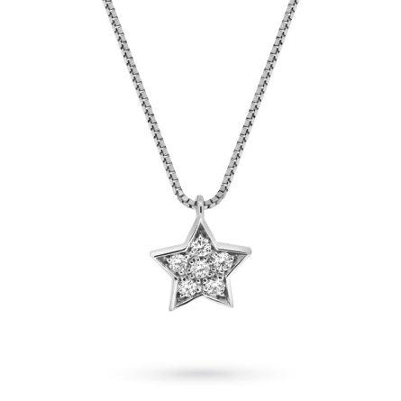 Star necklace in white gold and diamonds Mirco Visconti