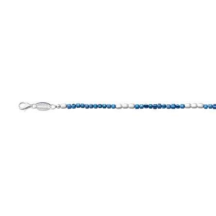 Edoardo Mariani Silver Bracelet Blue Crystals