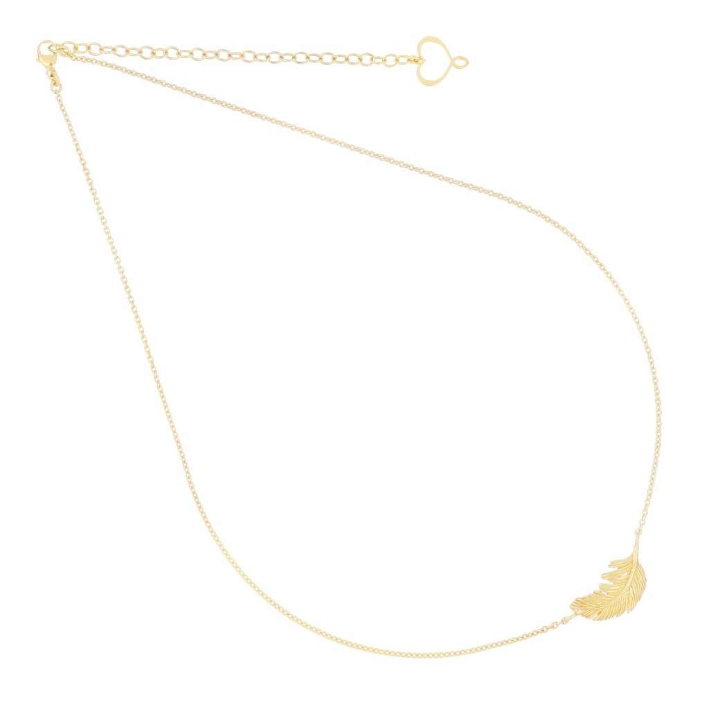 Collar Maman et Sophie GCYOU1P plata chapada en oro 925