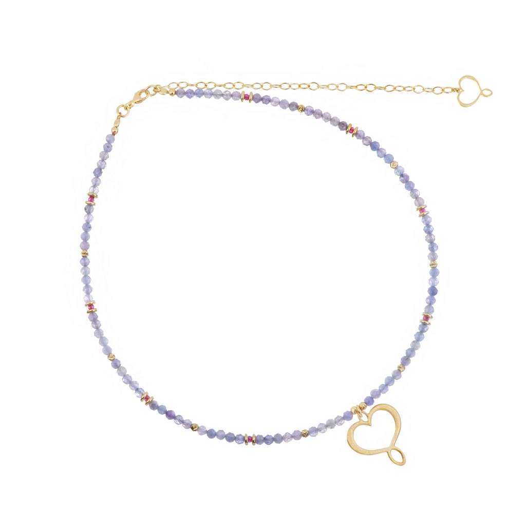 Collar Maman et Sophie GCMESTZ1MS Maman Plata chapada en oro 925