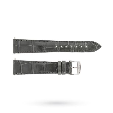 Cinturino originale Longines coccodrillo grigio 17-14mm