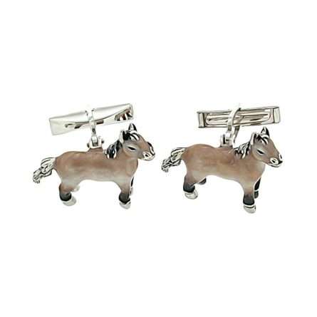Horse cufflinks 925 silver - Italian craftsmanship