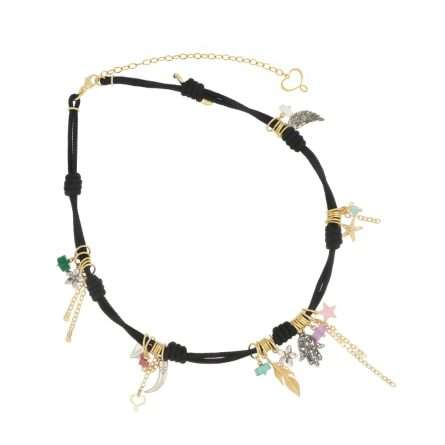 Gargantilla Maman et Sophie GKTALFOR18 Talismanes Plata 925