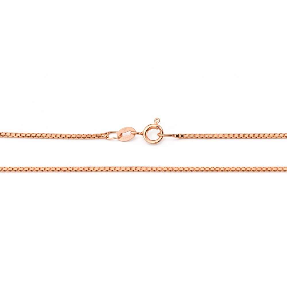 Cadena veneciana oro rosa 18kt 45cm