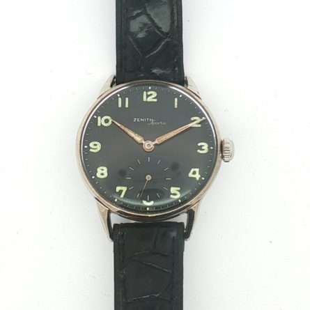 Zenith Sporto Acciaio inossidabile Manuale Nero 33 mm