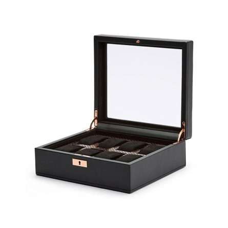 Wolf 8 Piece Watch Box - Copper