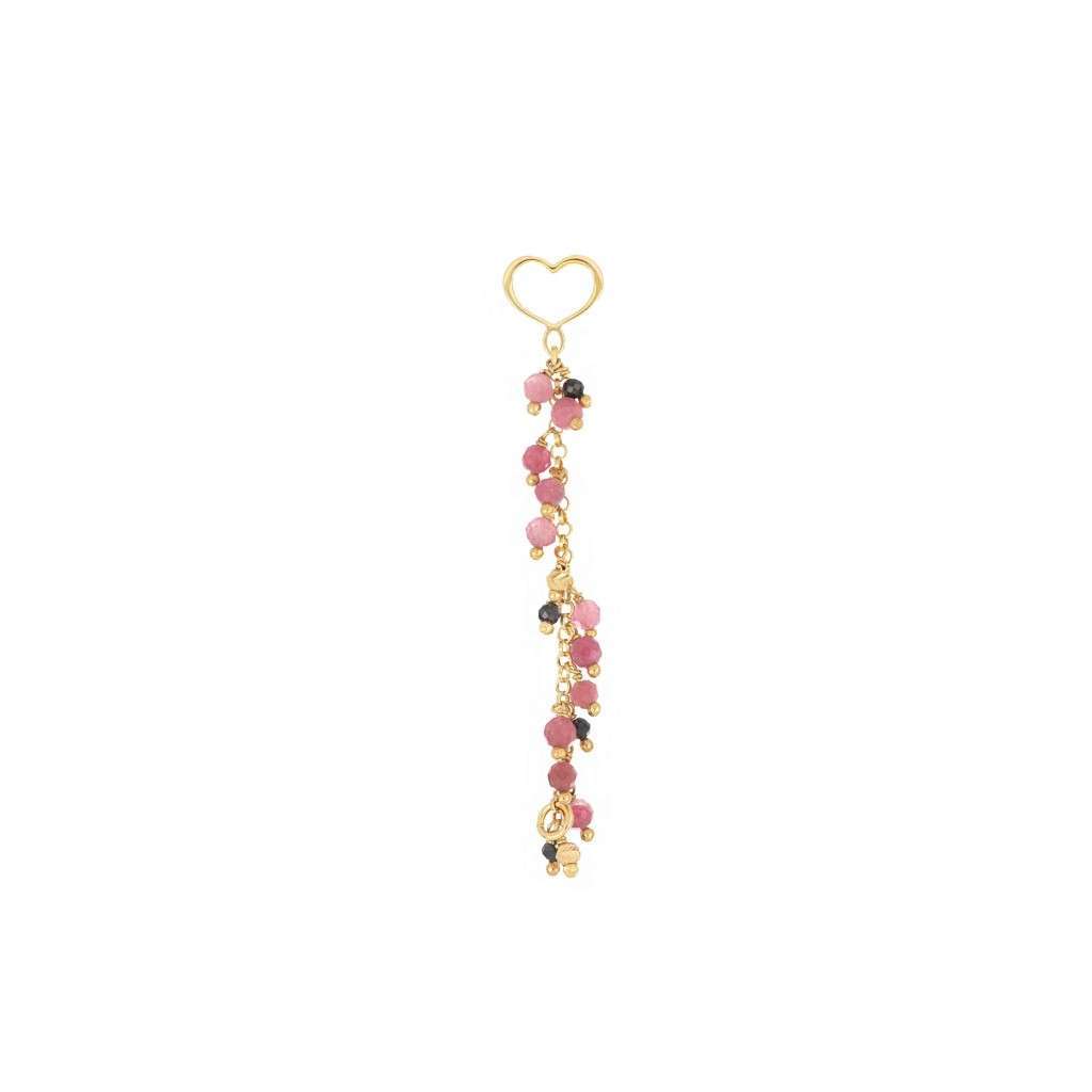 Maman et Sophie ORFRA4TOPN Fringed Earring in 925 Silver Gold