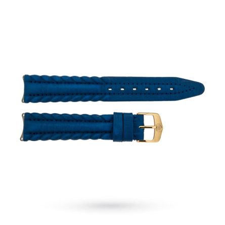 Cinturino originale Tag Heuer blu pelle 18mm
