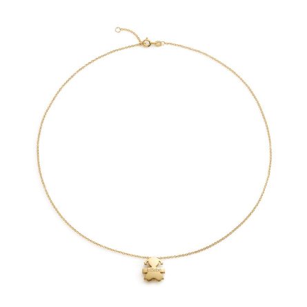 leBebé LBB901 necklace girl silhouette 18kt yellow gold
